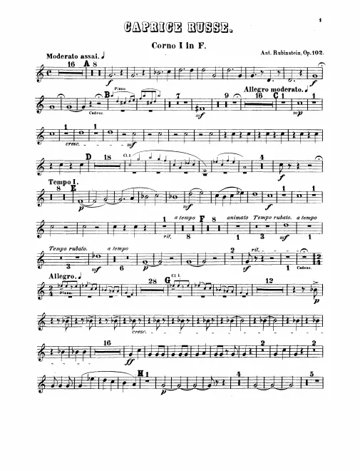 Horn 1, 2 (F)