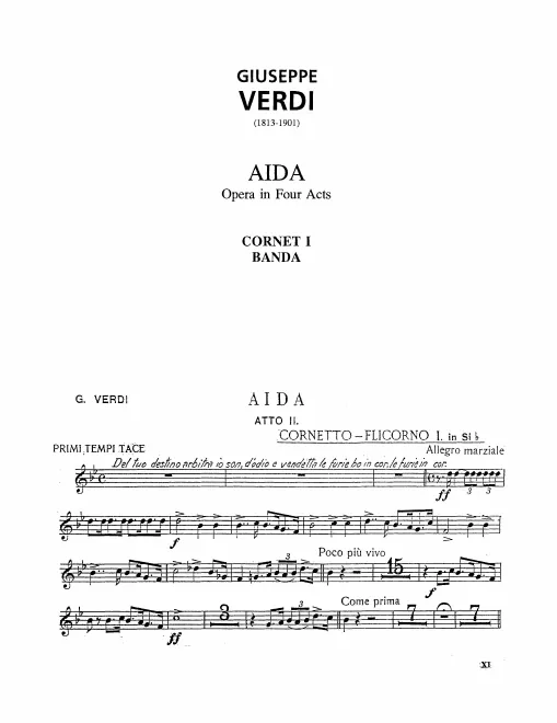 Cornet & Flugelhorn 1, Flugelhorn 2, Baritone (B♭)