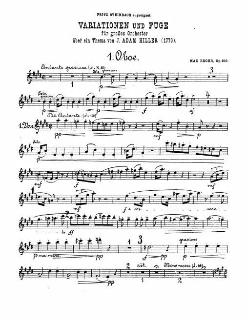 Oboe 1, 2