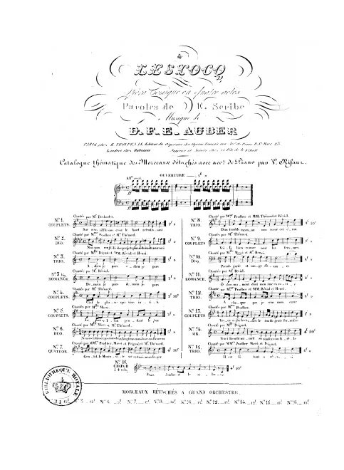 No.4, Couplets: "C'est le plaisir qui vous invite" (Act I, No.5d)