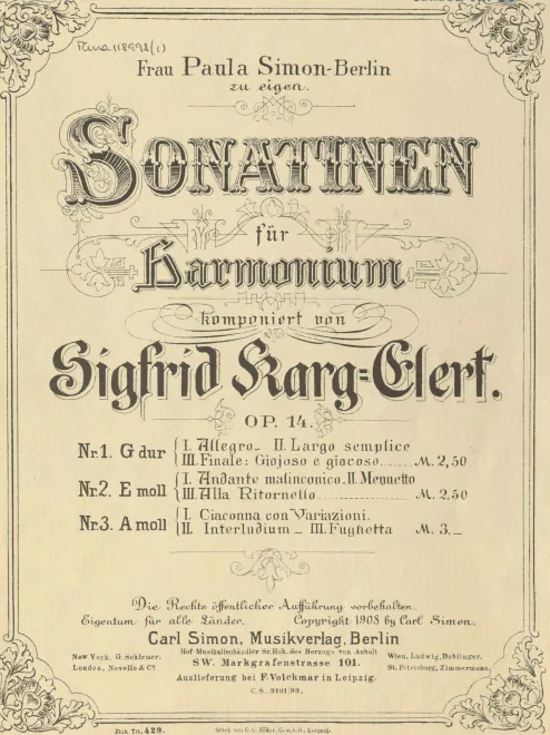 2. Sonatina in E minor