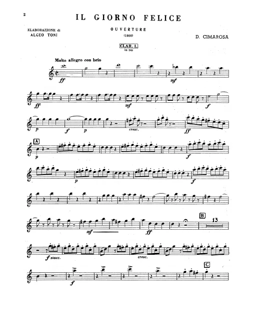 Clarinet 1, 2 (C)