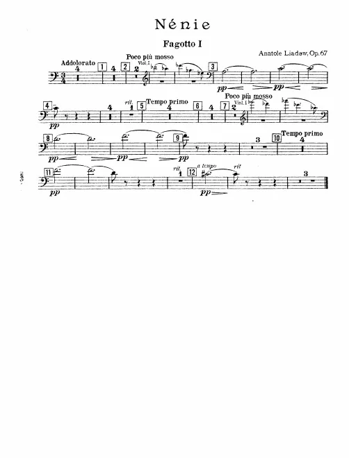 Bassoon 1, 2