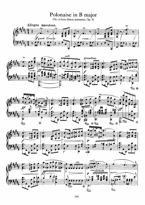 6. Polonaise in B major
