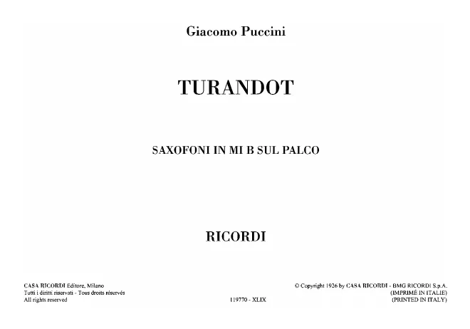 Alto Saxophone (E♭)
