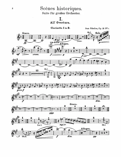 Clarinet 1, 2 (B)