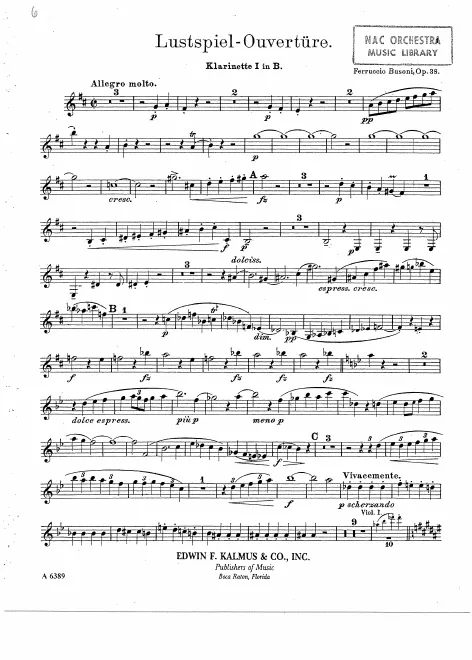 Clarinet 1, 2 (B♭)