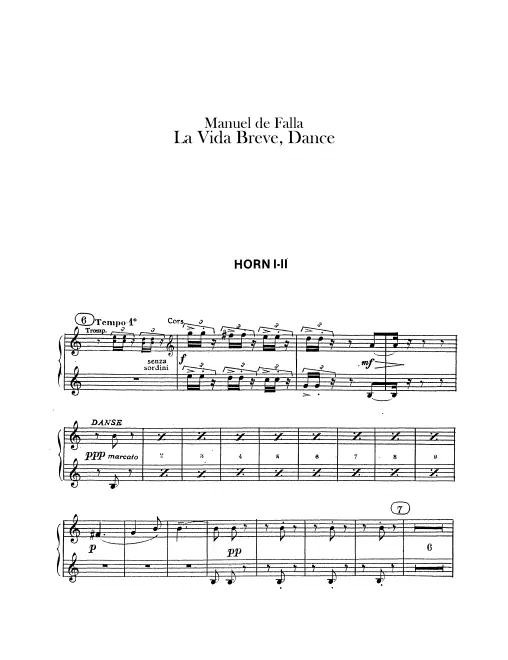 Horn 1/2, 3/4