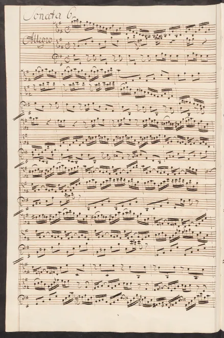 6. Sonata in G major, BWV 1019