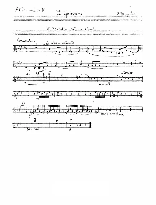 Clarinet 1, 2 (B♭)