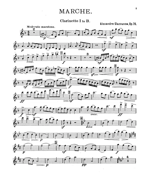Clarinet 1, 2, 3 (B)