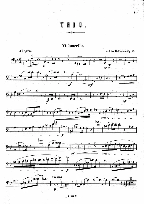 Cello Part
