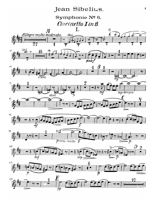 Clarinet 1 (B)