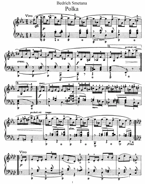 1. Polka in E major