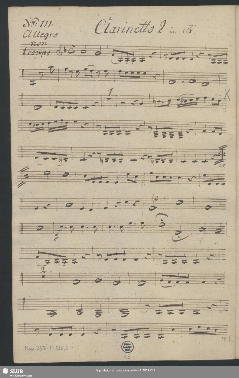 Clarinet 2 (B♭)