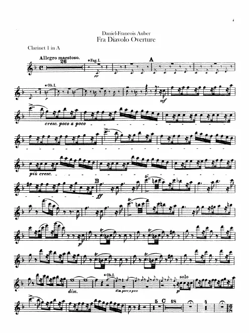 Clarinet 1, 2 (A)