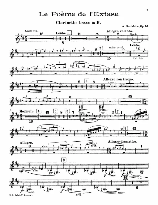 Bass Clarinet (B)