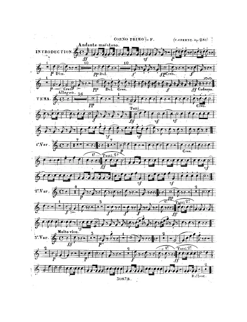 Horn 1, 2 (F)