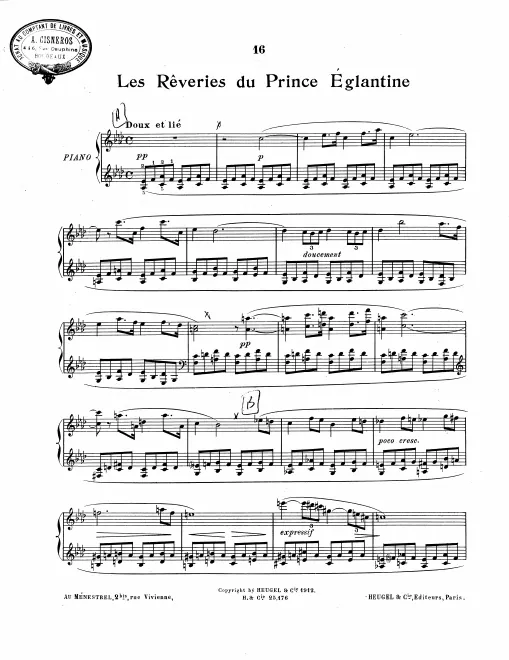 16. Les rêveries du Prince Églantine