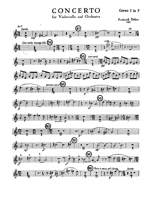 Horn 1, 2, 3, 4 (F)