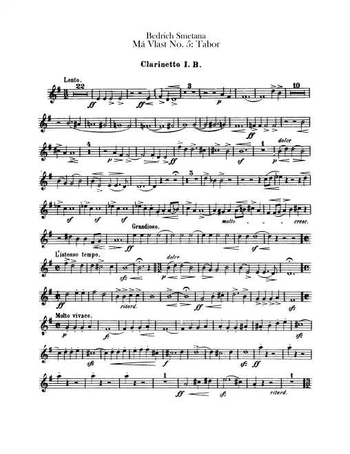 Clarinets 1, 2 (B♭)