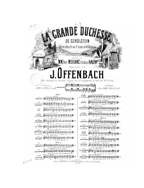 No.7, Couplets du sabre: "Voice le sabre de mon père" (Act I, No.6b)