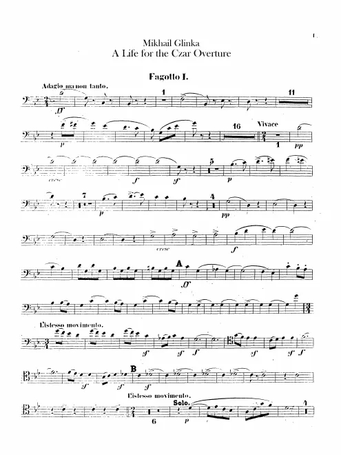Bassoon 1, 2