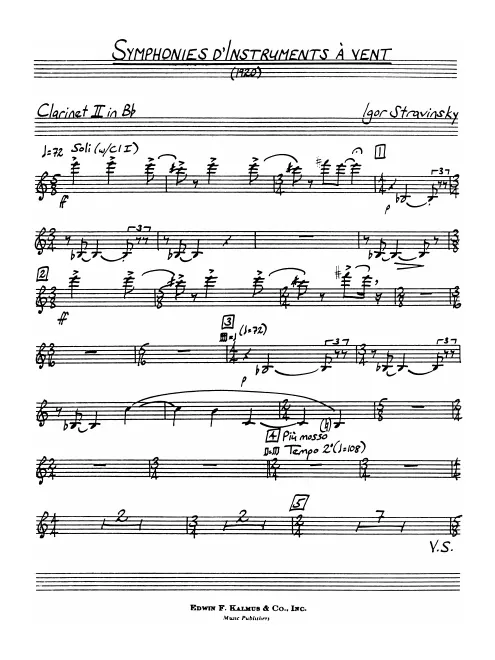 Clarinet 2 (B♭)