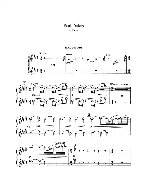Oboe 1/2, English Horn