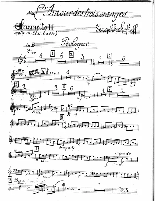 Clarinet 3 (B♭/A)/Bass Clarinet (B♭)