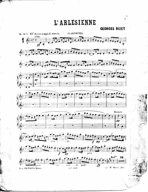Clarinet 1/2 (B♭/A)