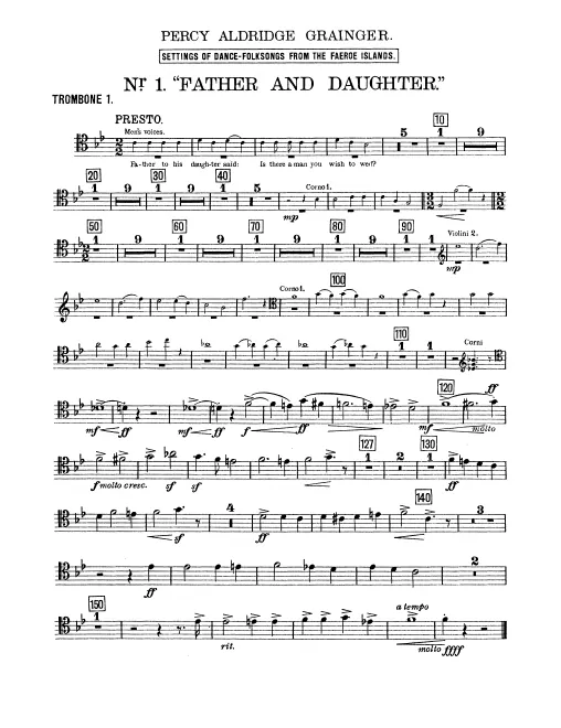Trombone 1, 2, 3, Euphonium/Tuba