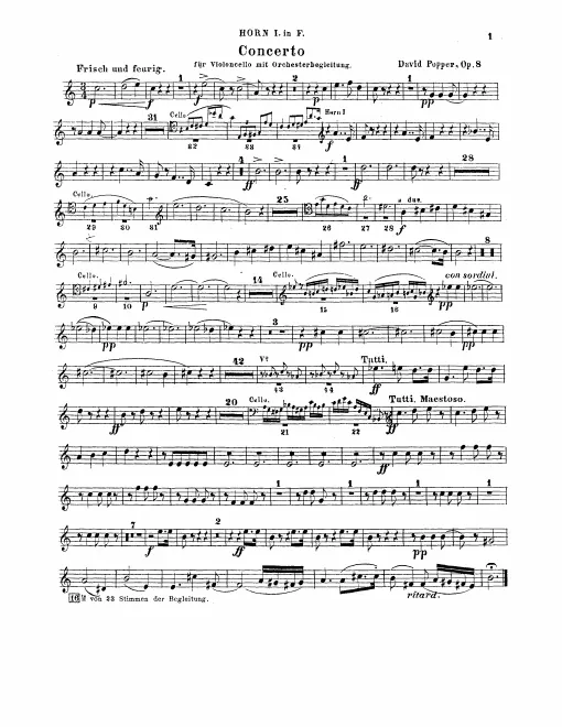 Horn 1, 2 (F/D)