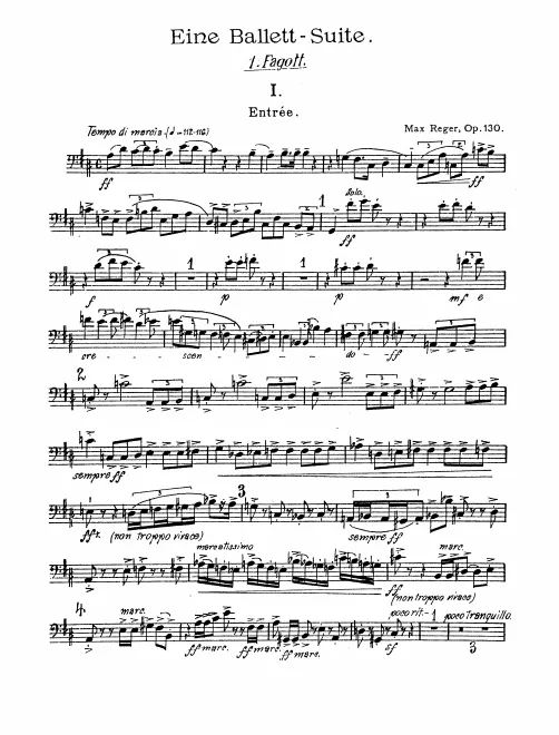 Bassoon 1, 2