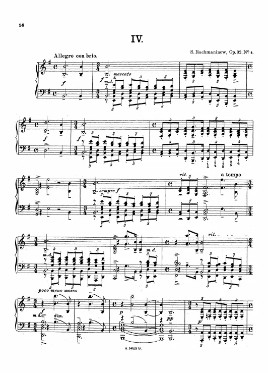 4. Allegro con brio (E minor)