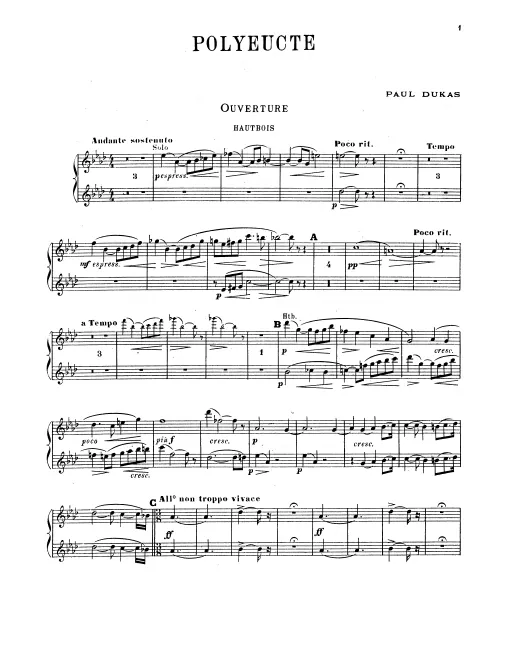 Oboe 1/2, English Horn