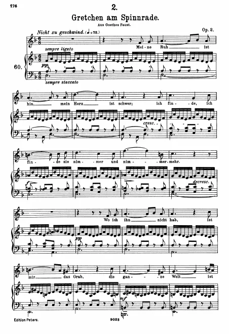 Complete Score (original/high voice, D minor)