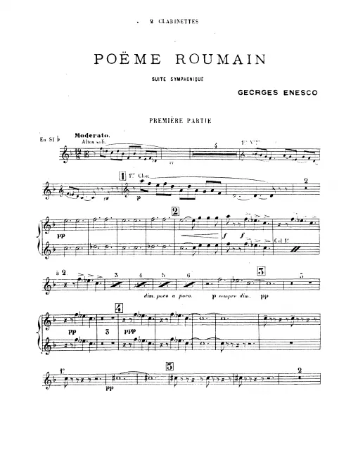 Clarinet 1/2 (B♭)