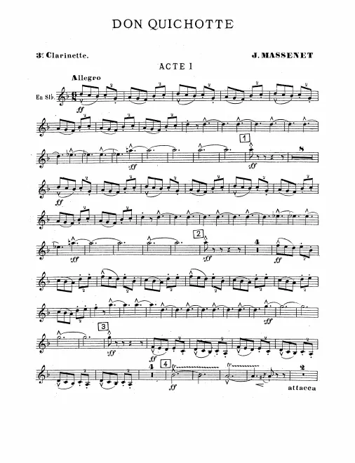Clarinet 3 (A/B)/Bass Clarinet (A)