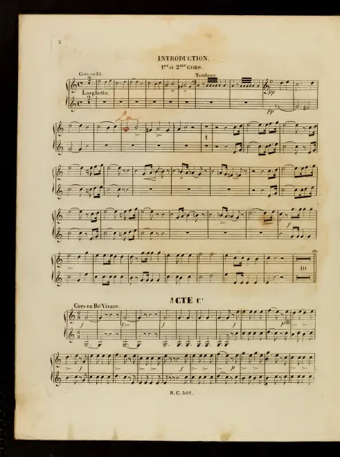 Horn 1/2 (various keys)