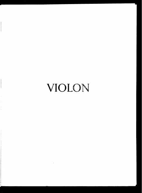 Violin Part