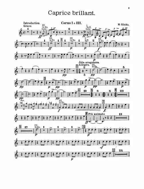 Horn 1/3, 2/4