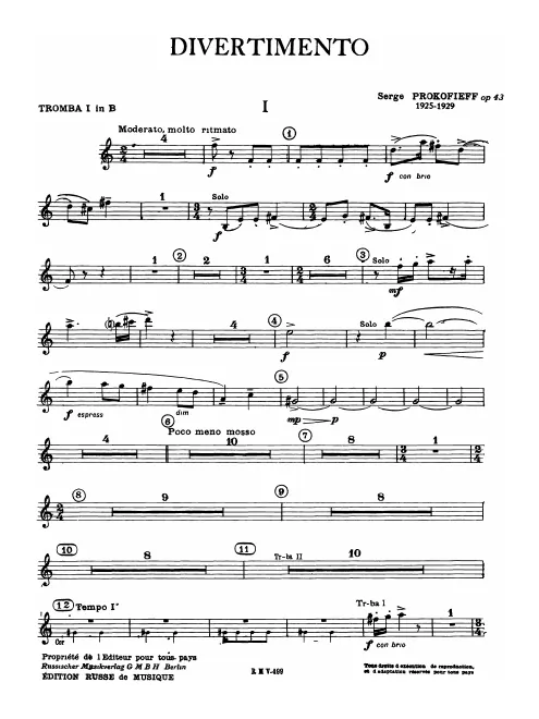 Trumpet 1 (B♭)