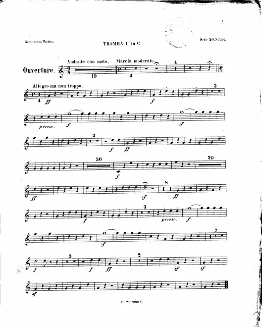 Trumpet 1, 2 (C/B♭/E♭/D)