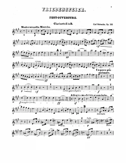 Clarinet 1, 2 (B♭)