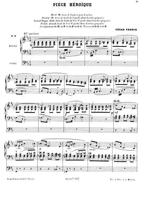 3. Pièce héroïque