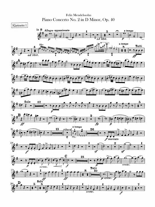 Clarinet 1, 2 (B♭)