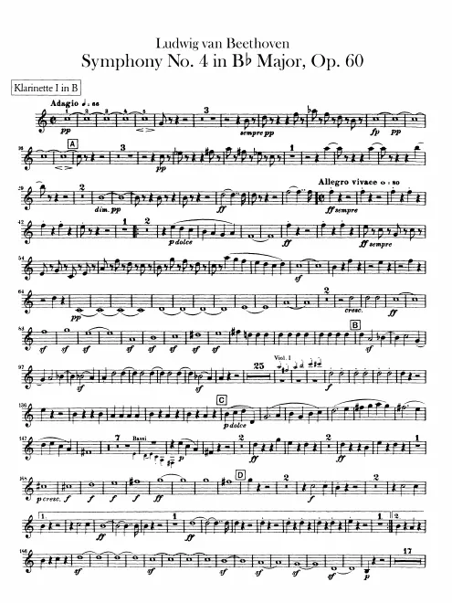 Clarinet 1, 2 (B♭)