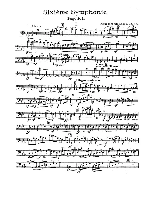Bassoon 1, 2
