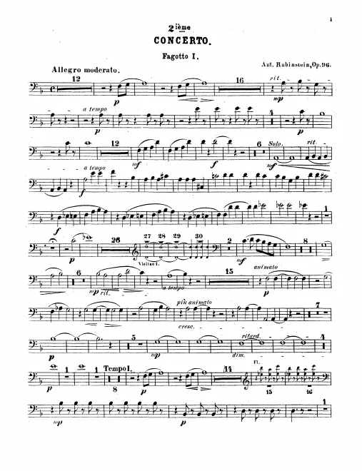 Bassoon 1, 2